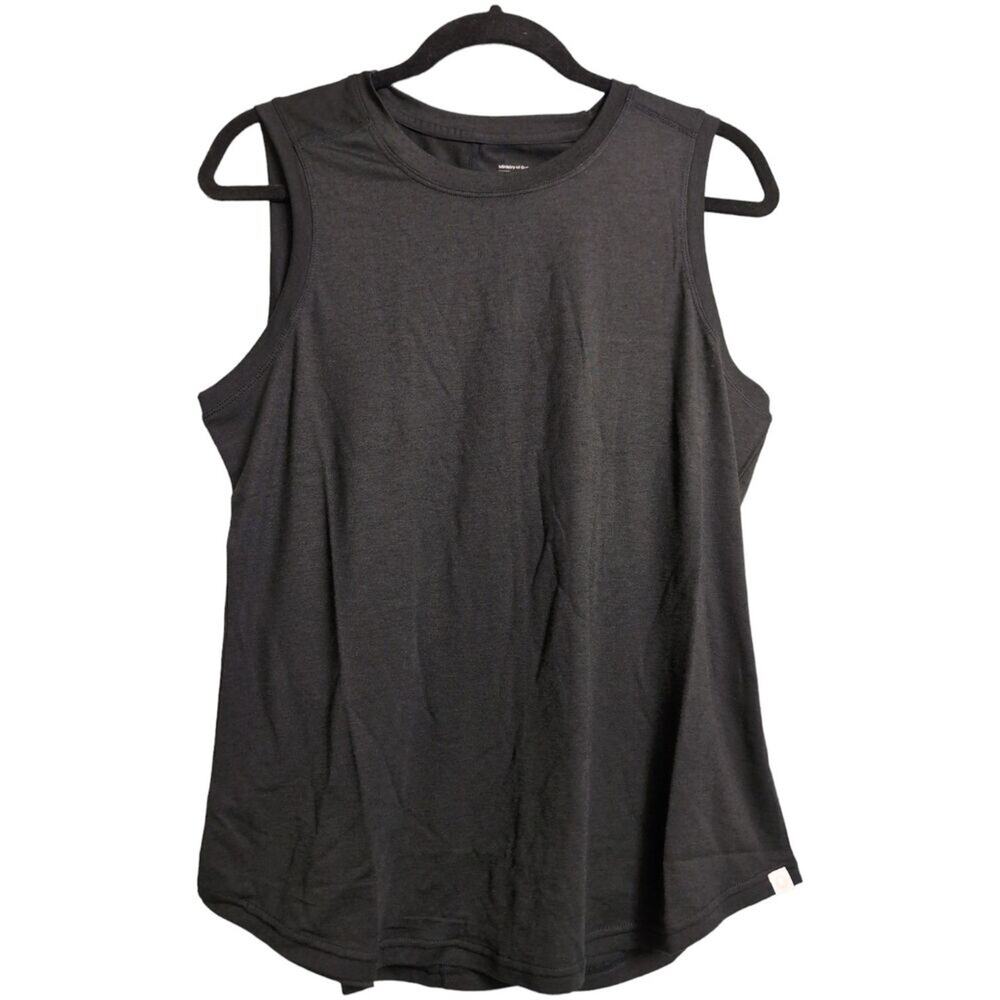 NWT Ministry of Supply Black Composite Merino Active Tank Sleeveless Crew XXL
